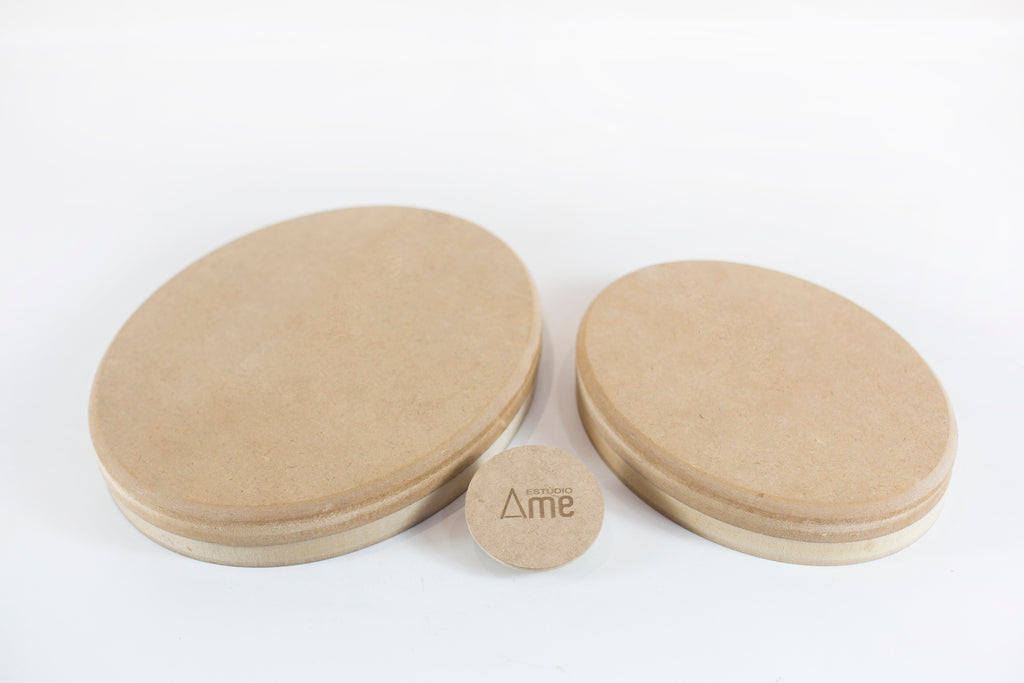 Molde para Prato de Cerâmica Oval Duplado Reto 90° em MDF – Estúdio AME