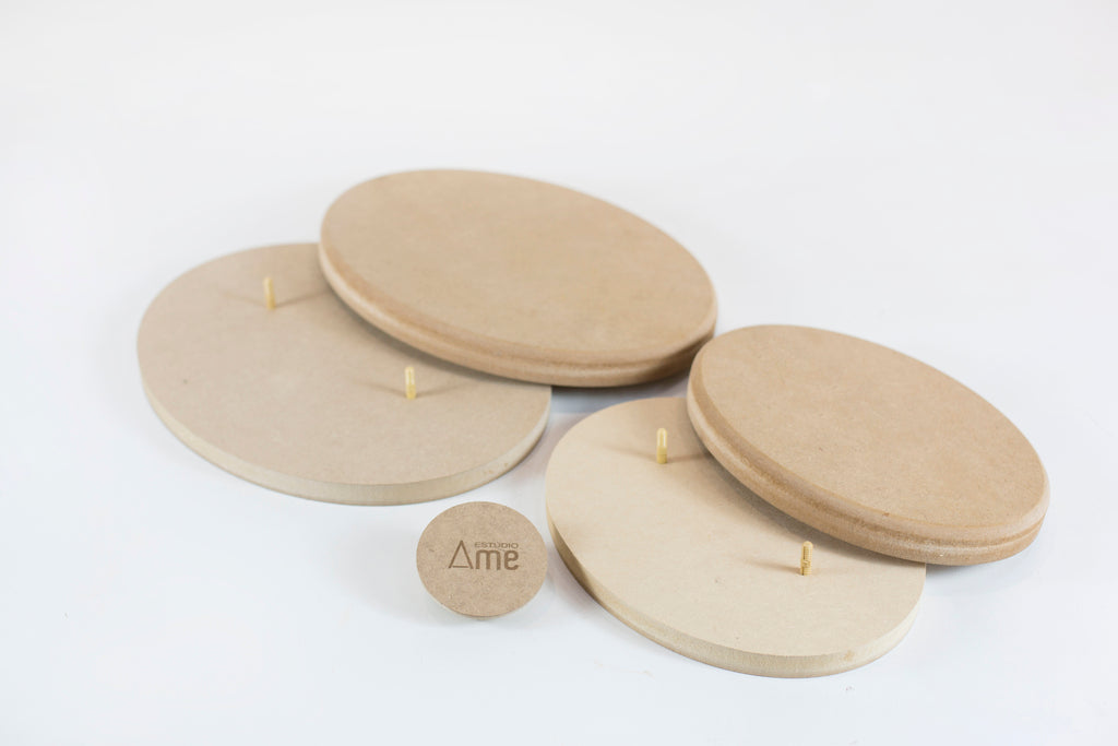 Molde para Prato de Cerâmica Oval Duplado Reto 90° em MDF – Estúdio AME