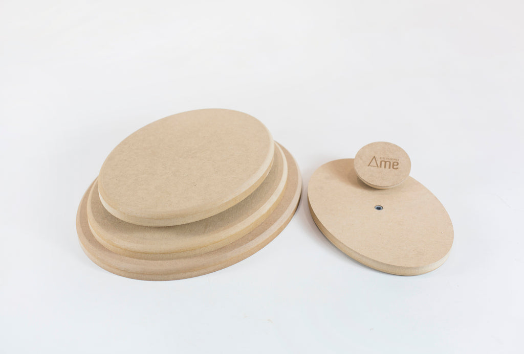 Molde para Prato de Cerâmica Oval Reto 90° em MDF – Estúdio AME