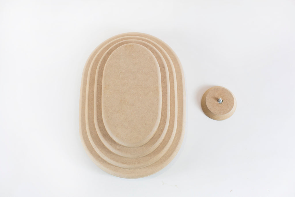 Molde para Prato de Cerâmica Bolacha Reto 90° em MDF – Estúdio AME