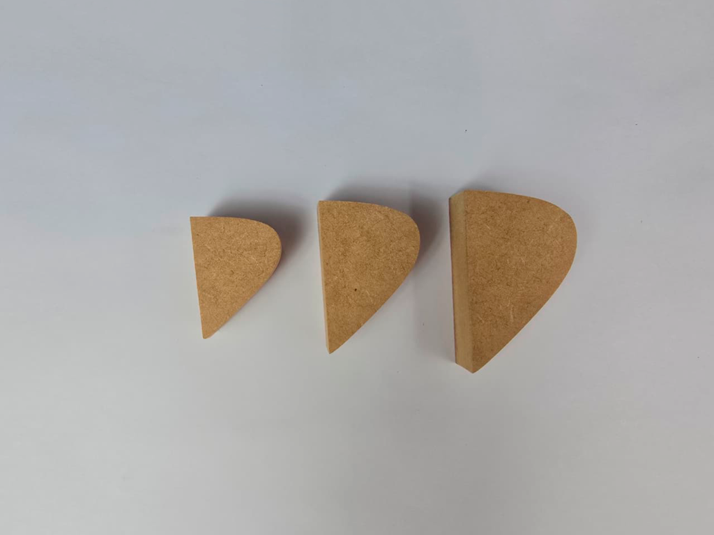 Molde de Alça para Caneca e Xícara de Cerâmica – Modelo 03 em MDF – Estúdio AME