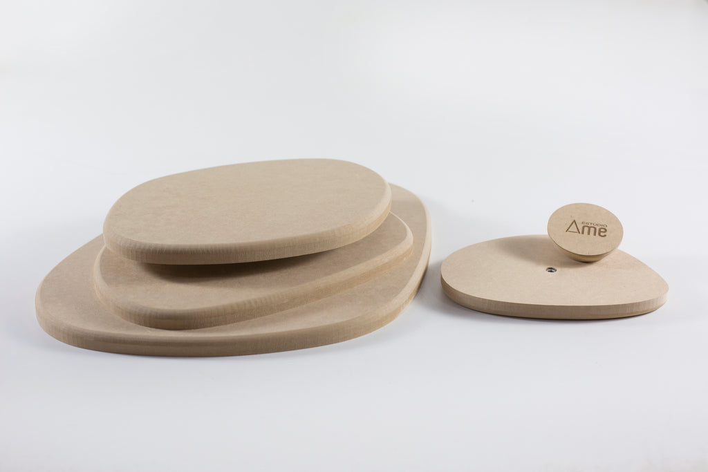 Molde para Prato de Cerâmica Orgânico 4 Reto 90° em MDF – Estúdio AME