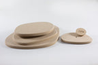 Molde para Prato de Cerâmica Orgânico 4 Reto 90° em MDF – Estúdio AME