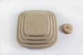 Molde para Prato de Cerâmica Quadrado Bordas Arredondadas e Reto 90° em MDF – Estúdio AME