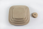 Molde para Prato de Cerâmica Quadrado Bordas Arredondadas e Reto 90° em MDF – Estúdio AME