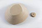 Molde para Prato de Cerâmica Orgânico 1 Chanfrado 45° em MDF – Estúdio AME