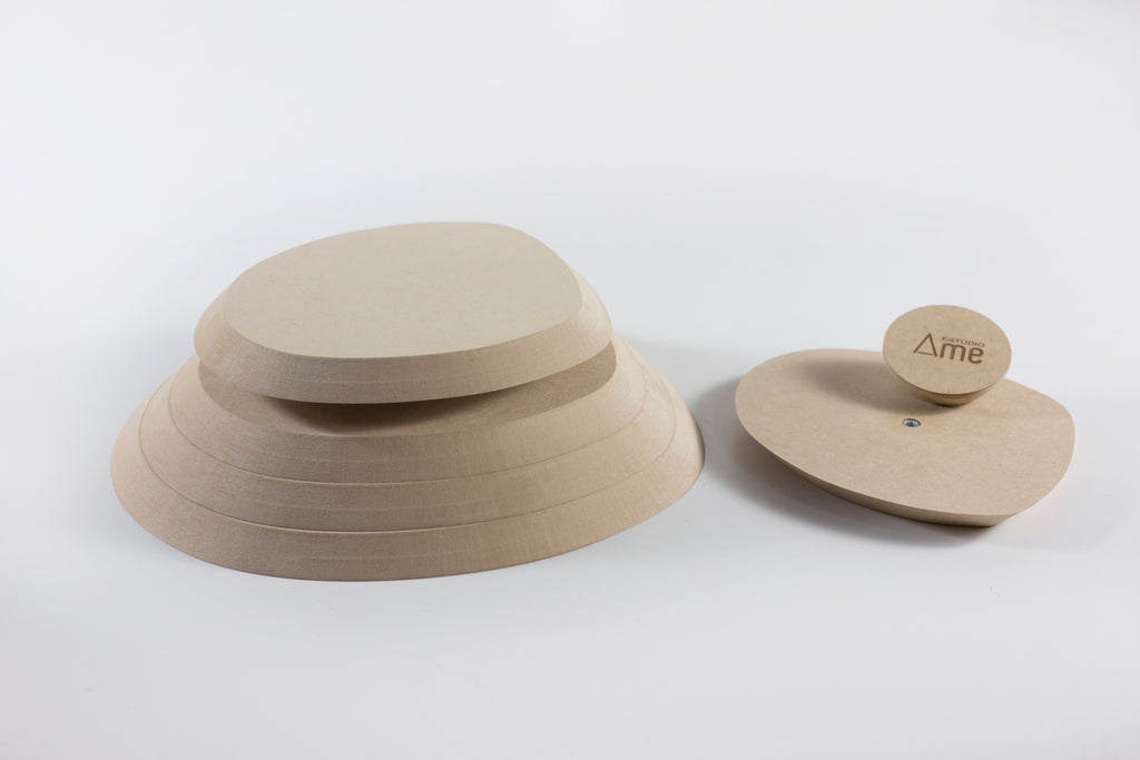 Molde para Prato de Cerâmica Orgânico 1 Chanfrado 45° em MDF – Estúdio AME