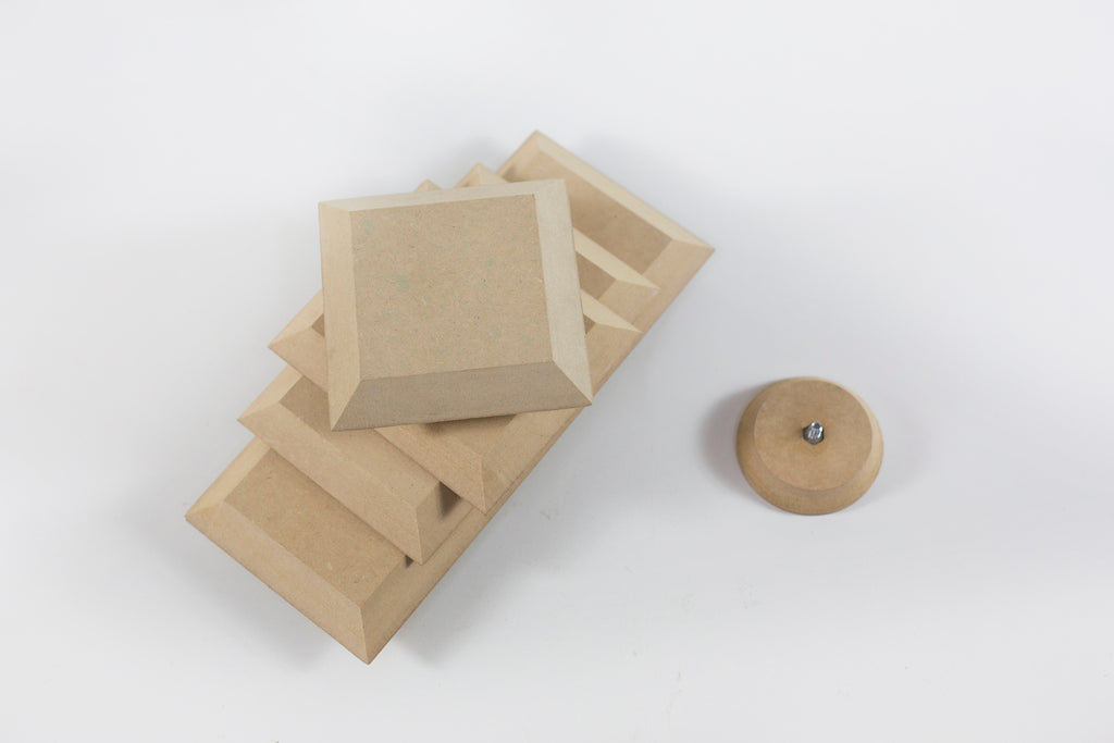Molde para Prato de Sushi em Cerâmica – Chanfrado 45° em MDF – Estúdio AME