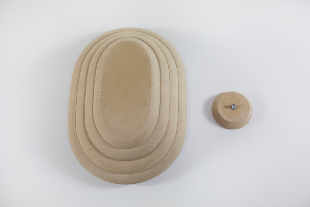 Molde para Prato de Cerâmica Bolacha Super Arredondado em MDF – Estúdio AME