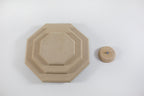 Molde para Prato de Cerâmica Octagonal Reto 90° em MDF – Estúdio AME