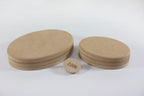 Molde para Prato de Cerâmica Oval Triplado Reto 90° em MDF – Estúdio AME