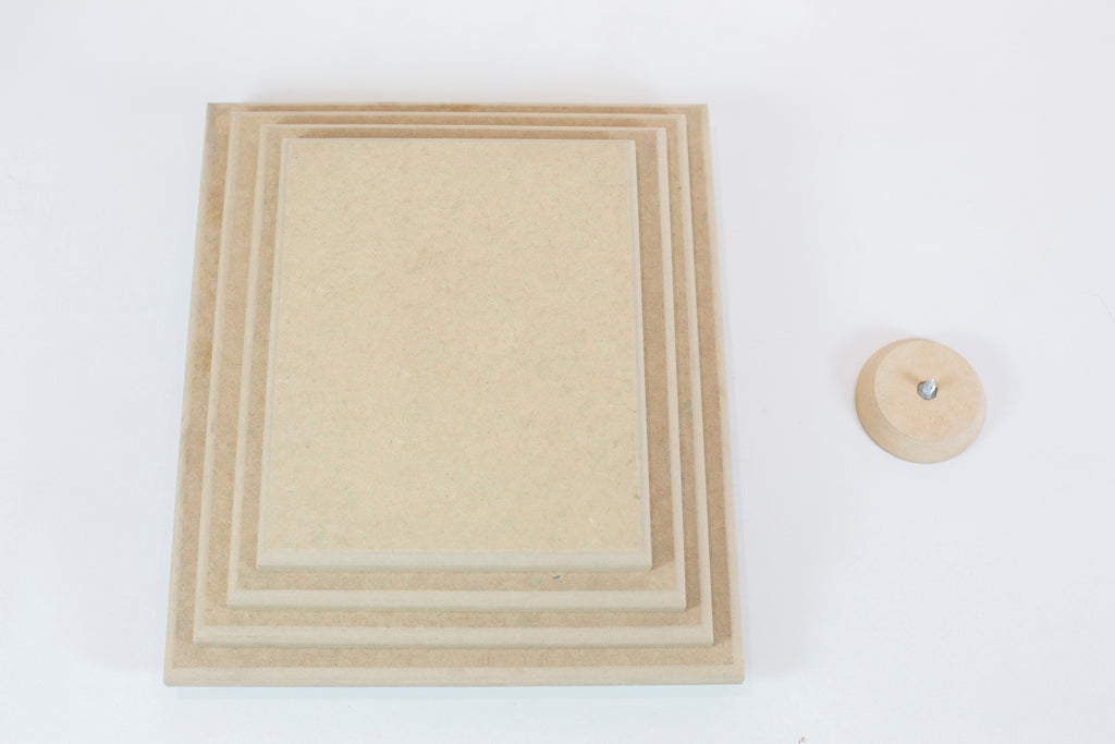 Molde para Prato de Cerâmica Retangular Reto 90° em MDF – Estúdio AME