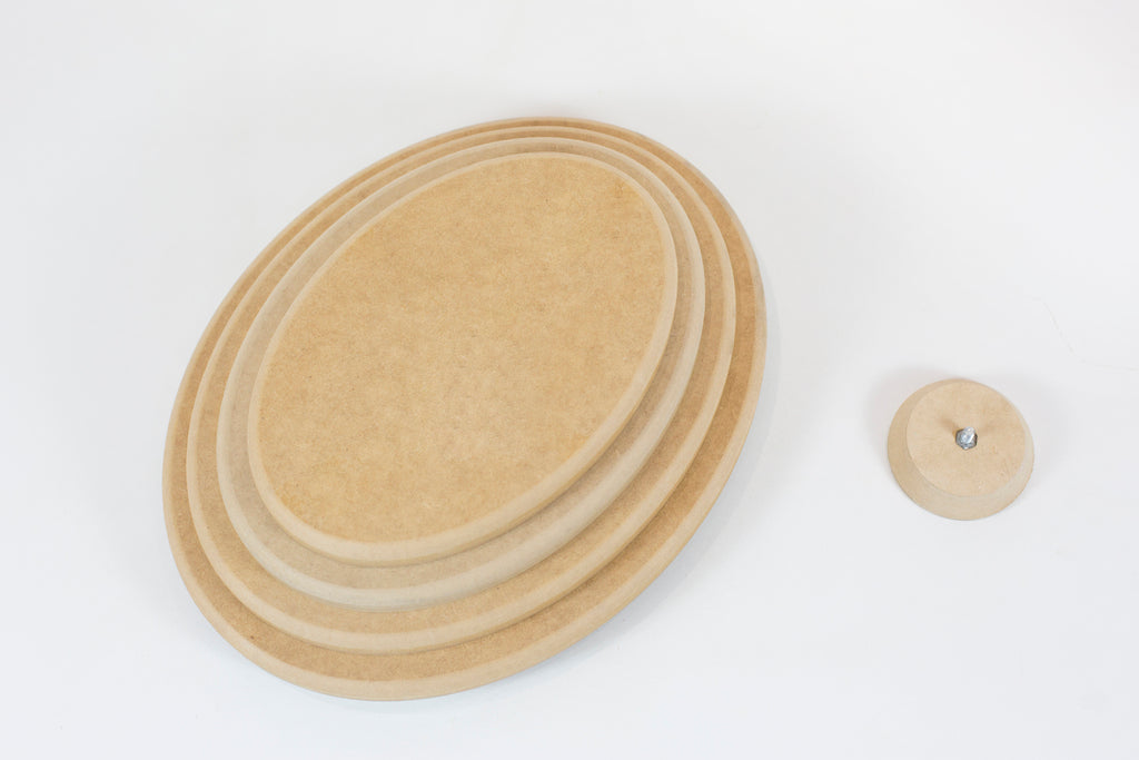 Molde para Prato de Cerâmica Oval Reto 90° em MDF – Estúdio AME