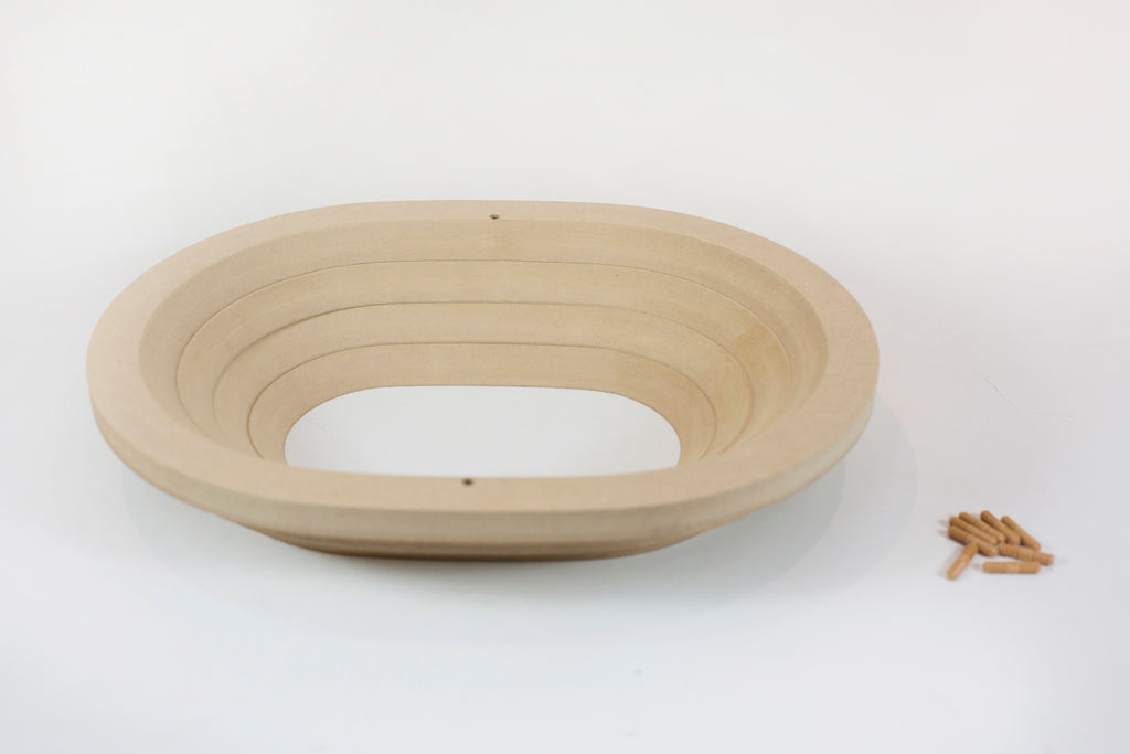 Molde para Prato de Cerâmica Bolacha Negativo 45° em MDF – Estúdio AME