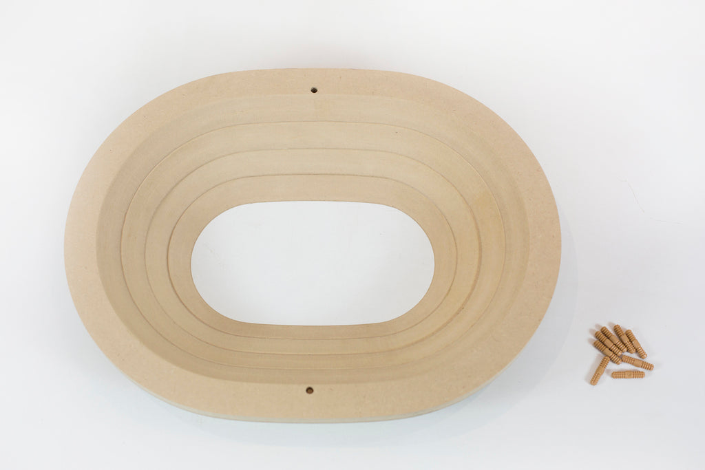 Molde para Prato de Cerâmica Bolacha Negativo 45° em MDF – Estúdio AME