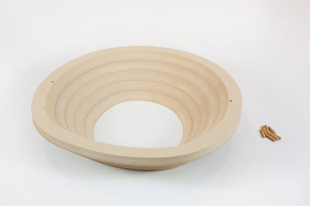 Molde para Prato de Cerâmica Orgânico 1 Negativo 45° em MDF – Estúdio AME