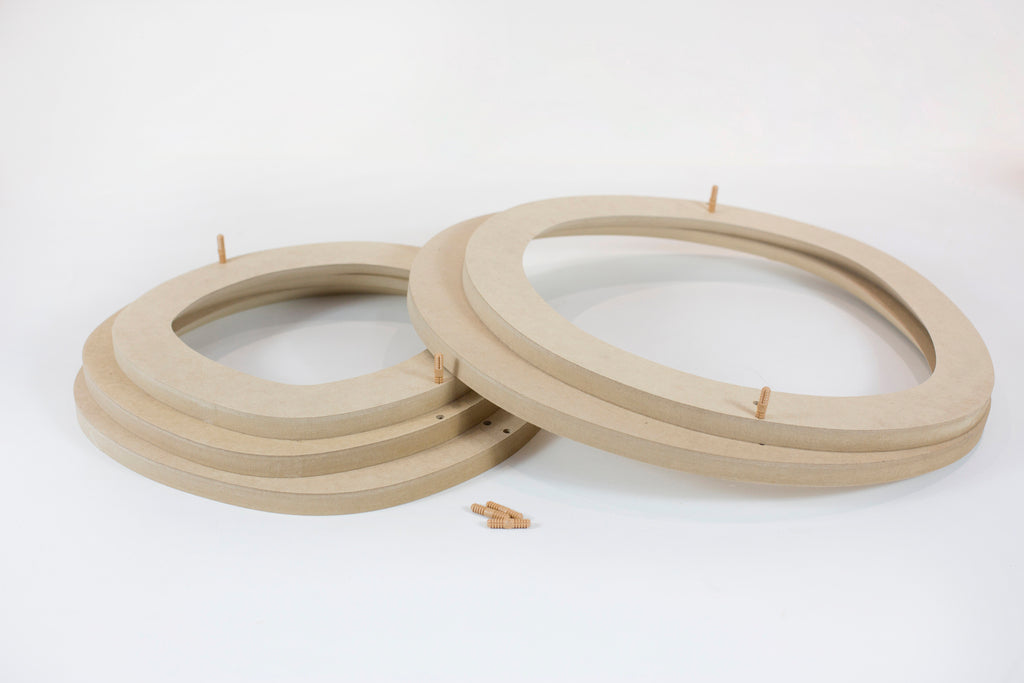 Molde para Prato de Cerâmica Orgânico 1 Negativo 45° em MDF – Estúdio AME