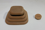 Molde para Prato de Cerâmica Quadrado – Bordas Arredondadas em MDF – Estúdio AME