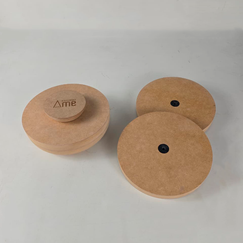 Molde para Bowl e Cumbuca Fundo de Cerâmica – Tamanho M em MDF – Estúdio AME