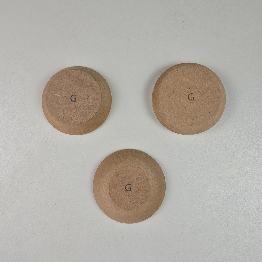 Fundo Invertido para Molde Cônico de Cerâmica – Tamanho G em MDF – Estúdio AME