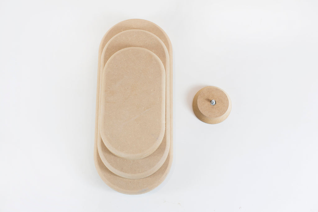 Molde para Prato de Cerâmica Bolacha Longa – Reto 90° em MDF – Estúdio AME