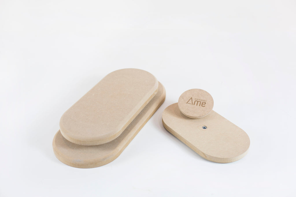 Molde para Prato de Cerâmica Bolacha Longa – Reto 90° em MDF – Estúdio AME