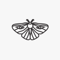 Carimbo de mariposa místico para cerâmica em MDF – Estúdio AME