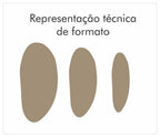 Molde para Prato de Cerâmica Orgânico 3 Chanfrado 45° em MDF – Estúdio AME