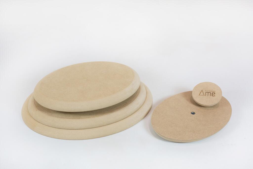 Molde para Prato de Cerâmica Oval Super Arredondado em MDF – Estúdio AME