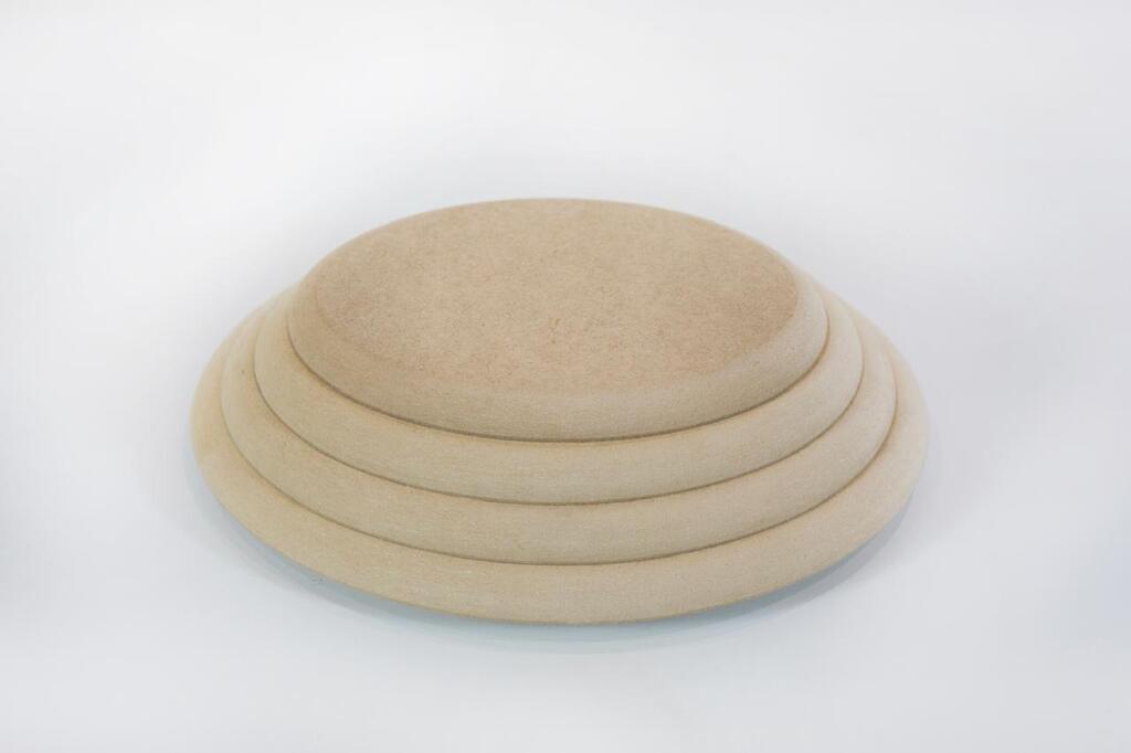 Molde para Prato de Cerâmica Oval Super Arredondado em MDF – Estúdio AME