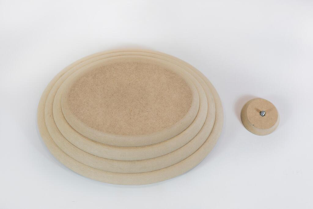 Molde para Prato de Cerâmica Oval Super Arredondado em MDF – Estúdio AME