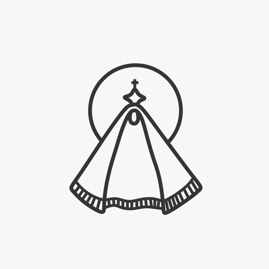 Carimbo de anjo sacro para cerâmica em MDF – Estúdio AME