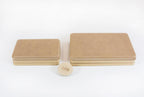 Molde para Prato de Cerâmica Retangular Triplado Reto 90° em MDF – Estúdio AME