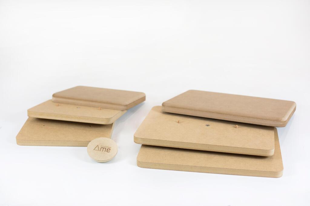 Molde para Prato de Cerâmica Retangular Triplado Reto 90° em MDF – Estúdio AME