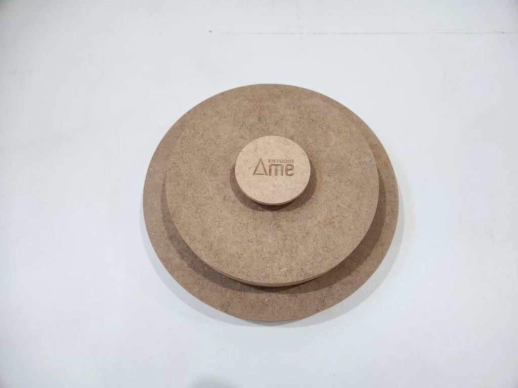 Molde para Prato Fundo de Cerâmica – Super Arredondado em MDF – Estúdio AME