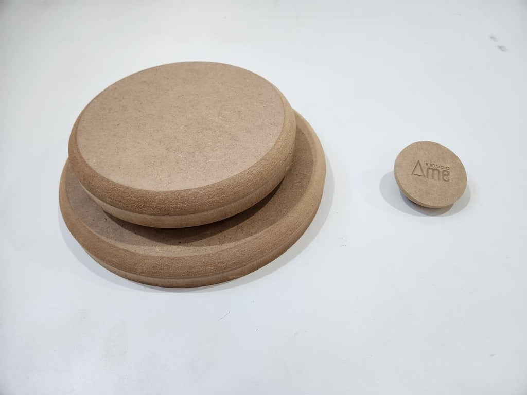 Molde para Prato Fundo de Cerâmica – Super Arredondado em MDF – Estúdio AME