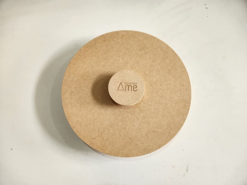 Molde para Prato Fundo de Cerâmica – com Aba em MDF – Estúdio AME