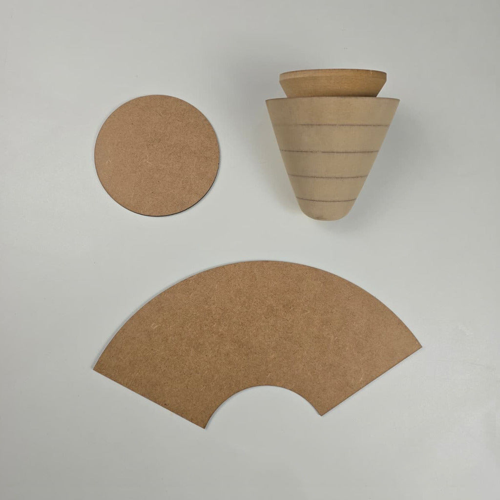 Molde para Coador de Cerâmica em MDF – Estúdio AME