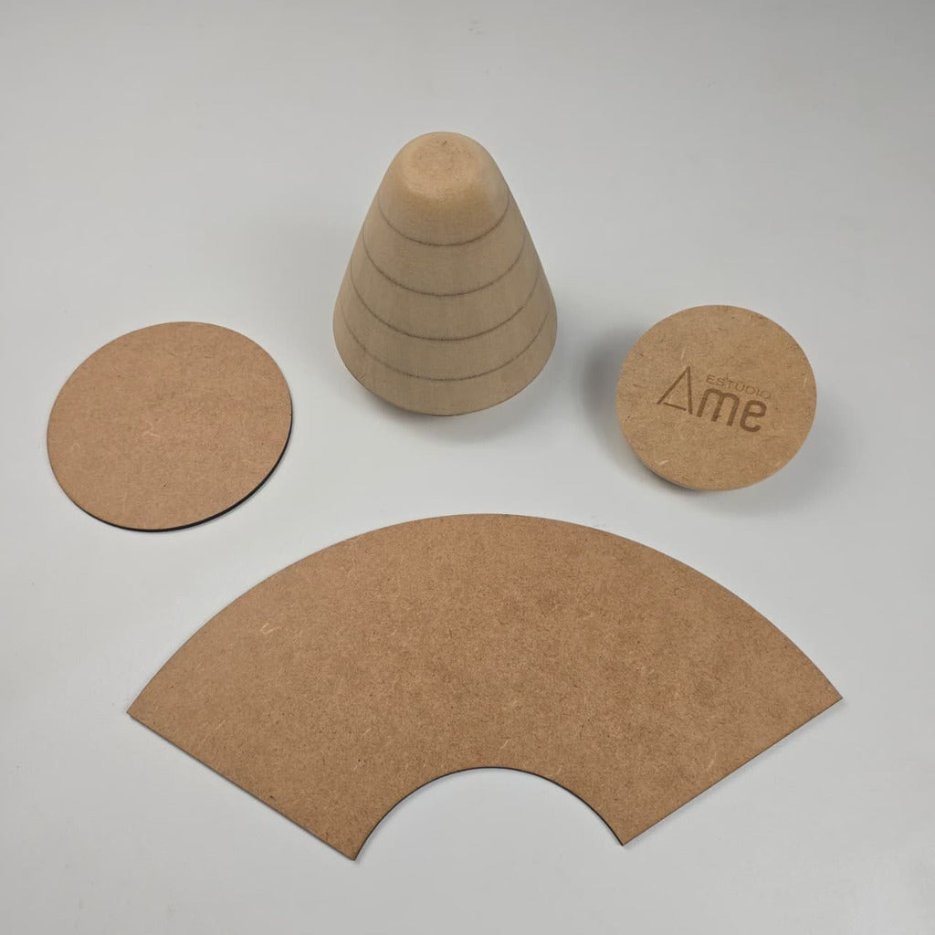 Molde para Coador de Cerâmica em MDF – Estúdio AME